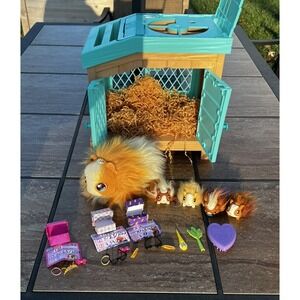 Little Live Pets Mama Surprise Guinea Pig Interactive Animal‎ Portable Hutch Toy